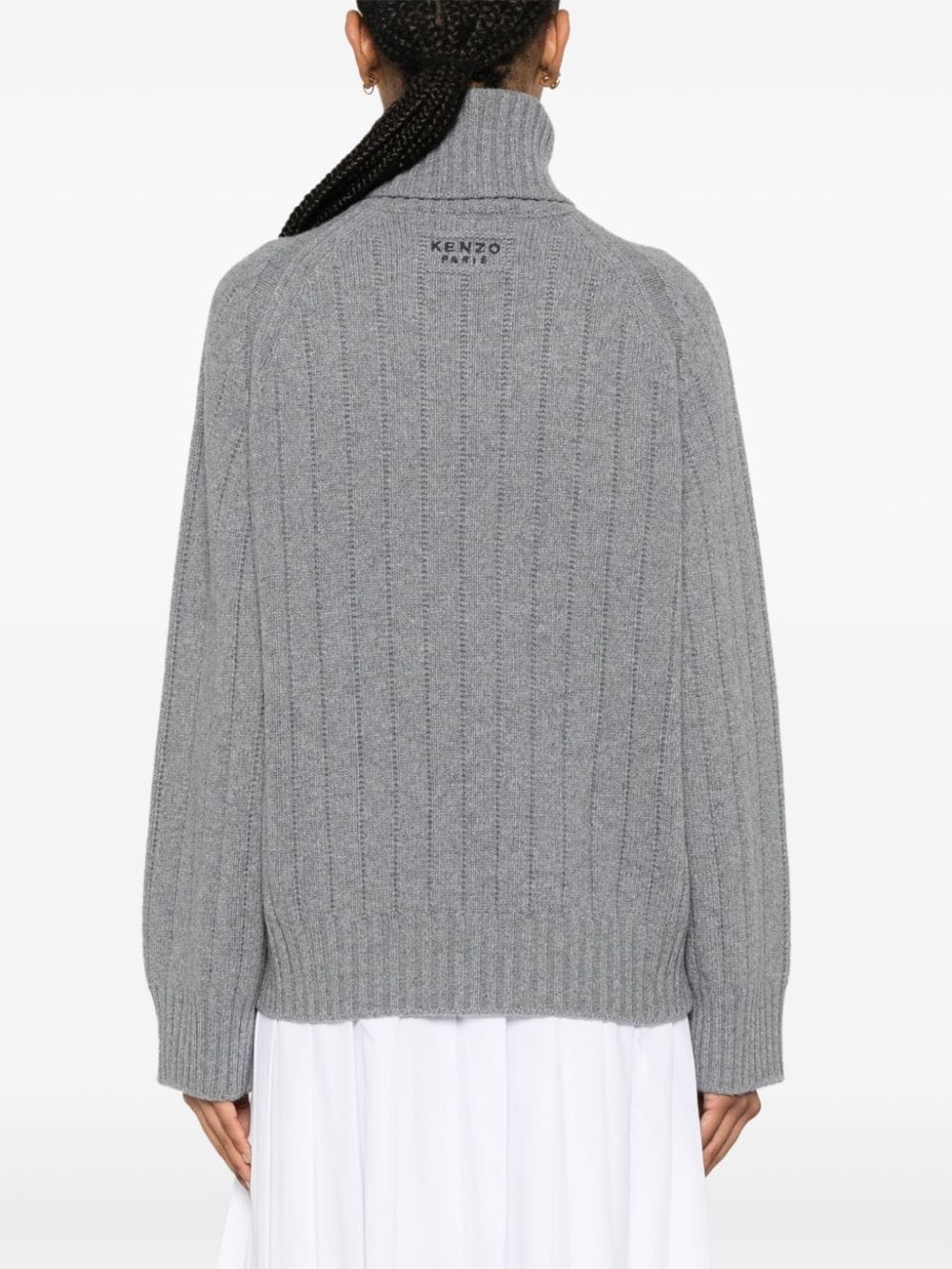 ribbed-knit jumper - 4