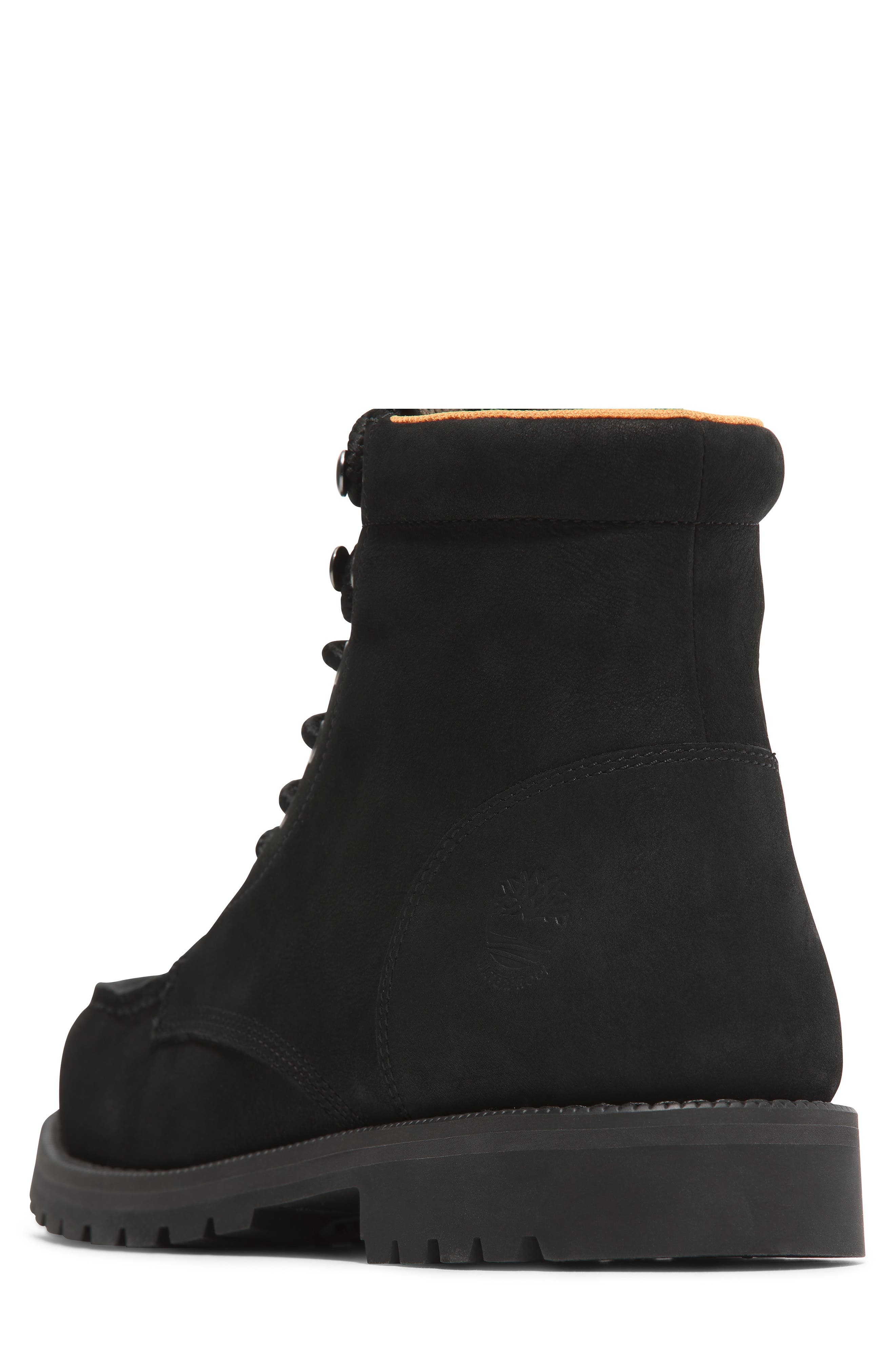 Timberland Redwood Falls Waterproof Lace-Up Boot in Black Nubuck at Nordstrom - 2
