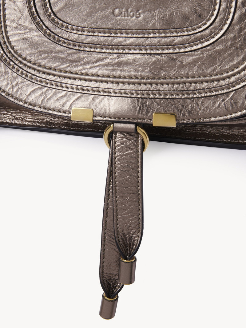 SMALL MARCIE BAG IN METALLIZED LEATHER 6