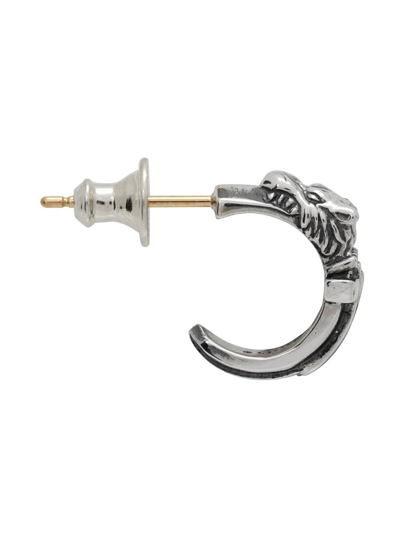 Yohji Yamamoto Silver Wolf Dagger Single Earring outlook