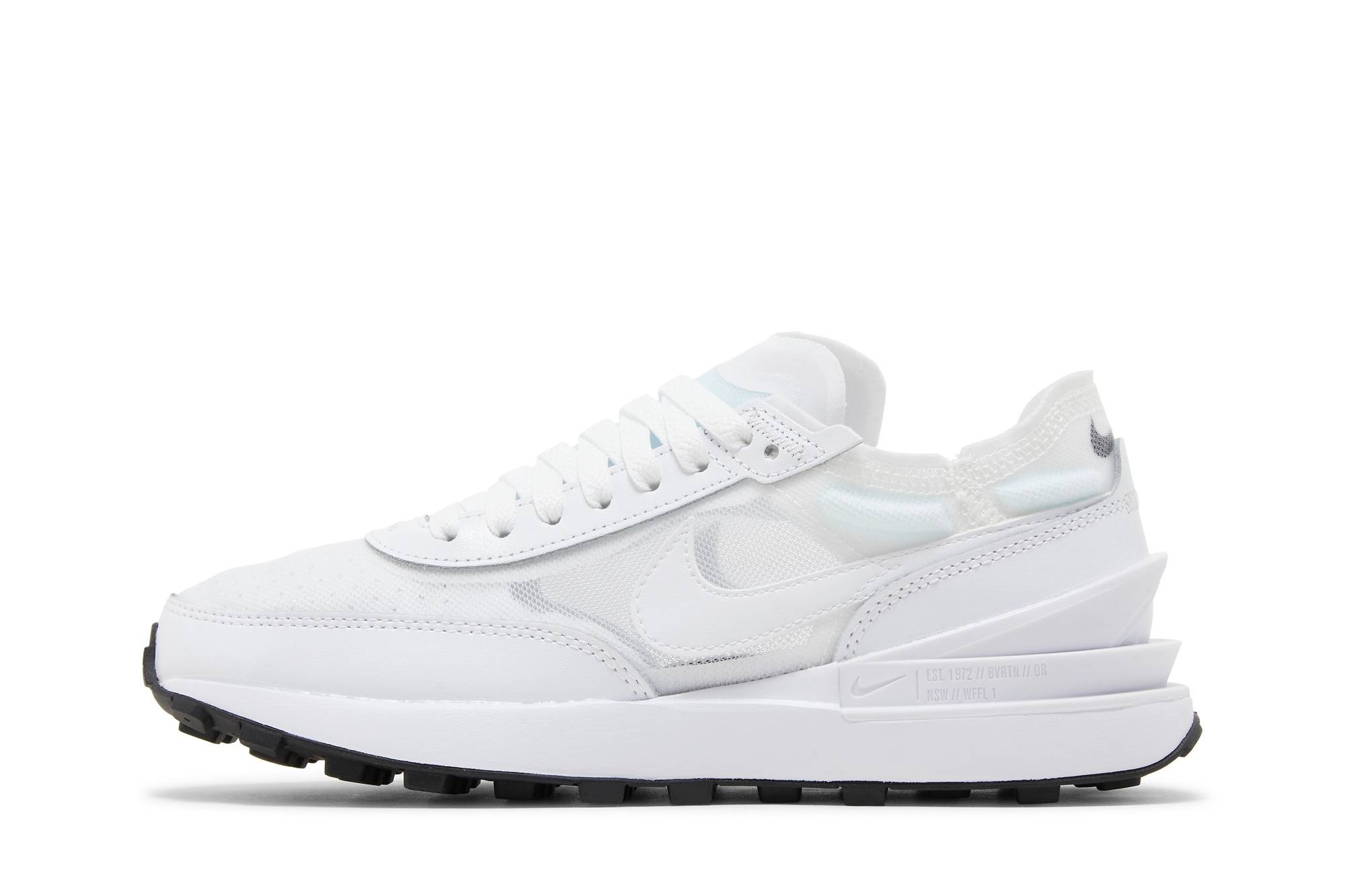 Wmns Waffle One 'White Black' - 3