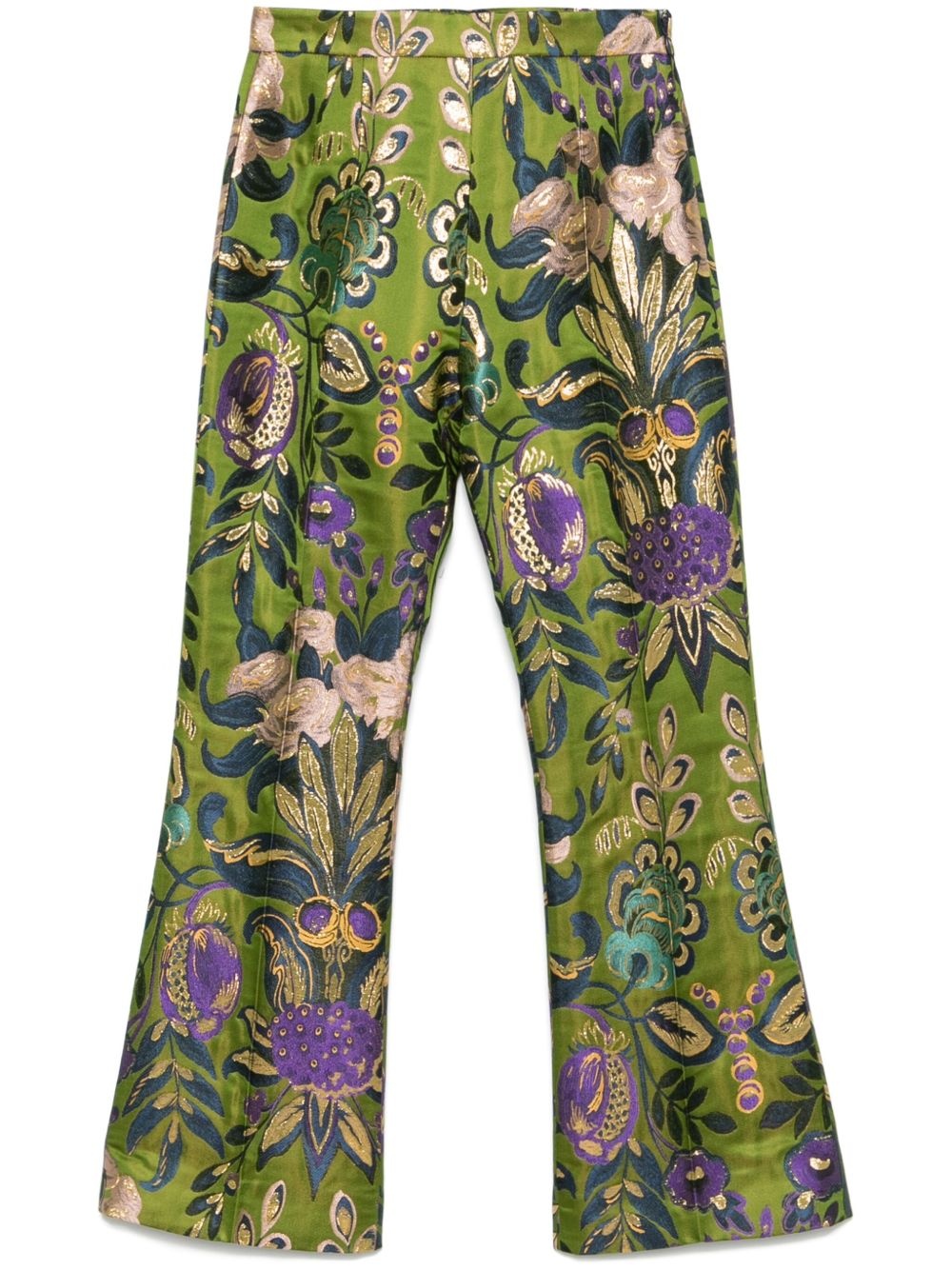 jacquard trousers - 1