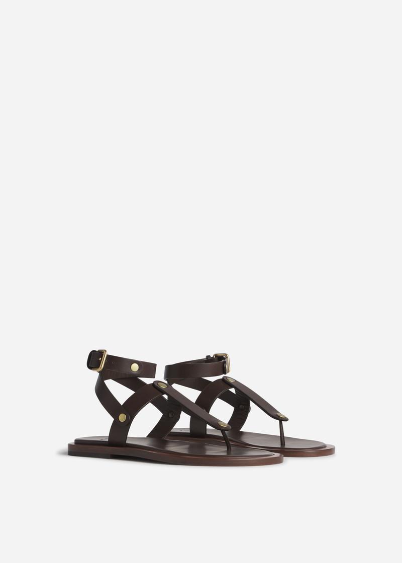 CO Ankle Wrap Sandal in Calfskin Leather outlook