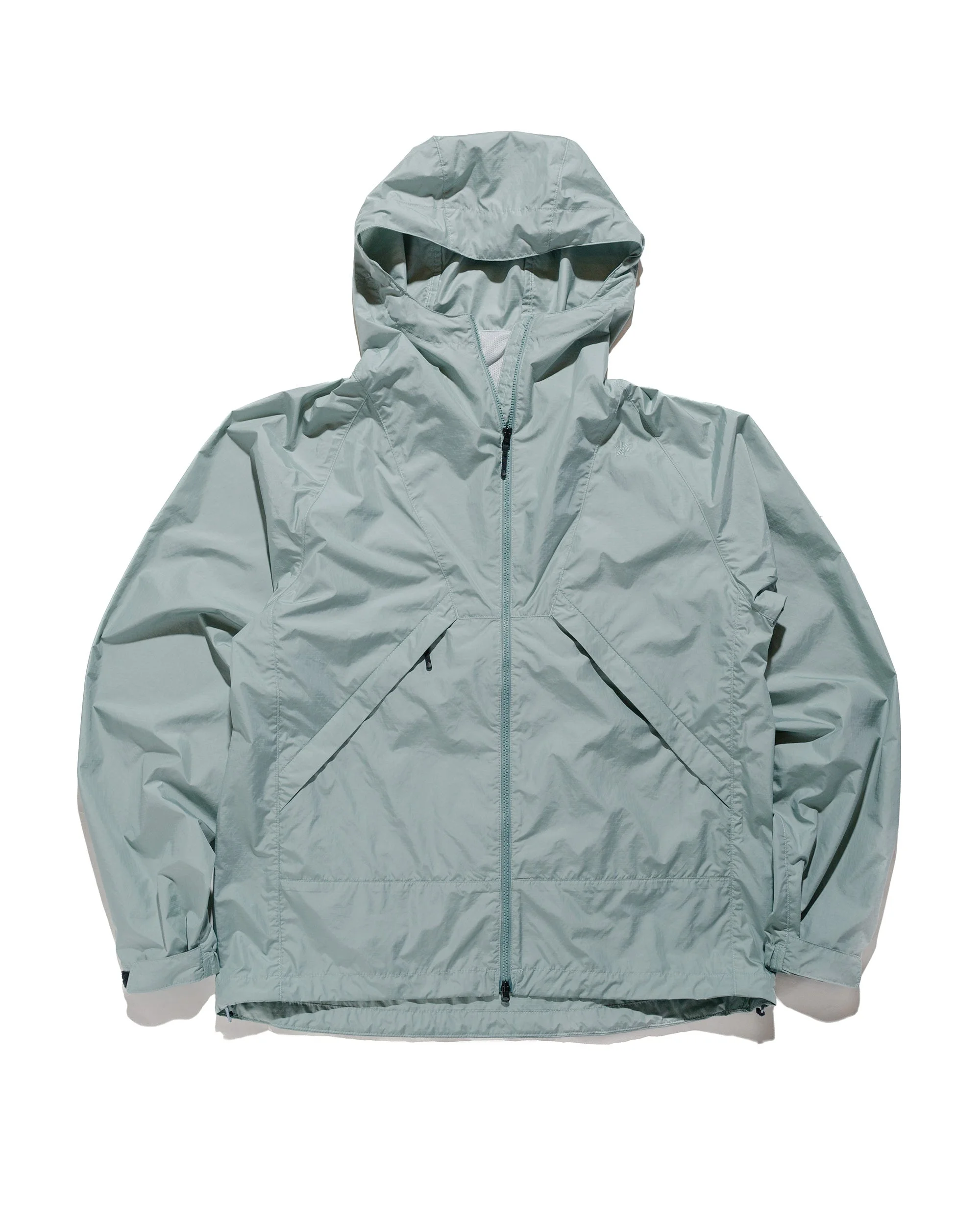 Rip-stop Hooded Jacket Mist Green - 1