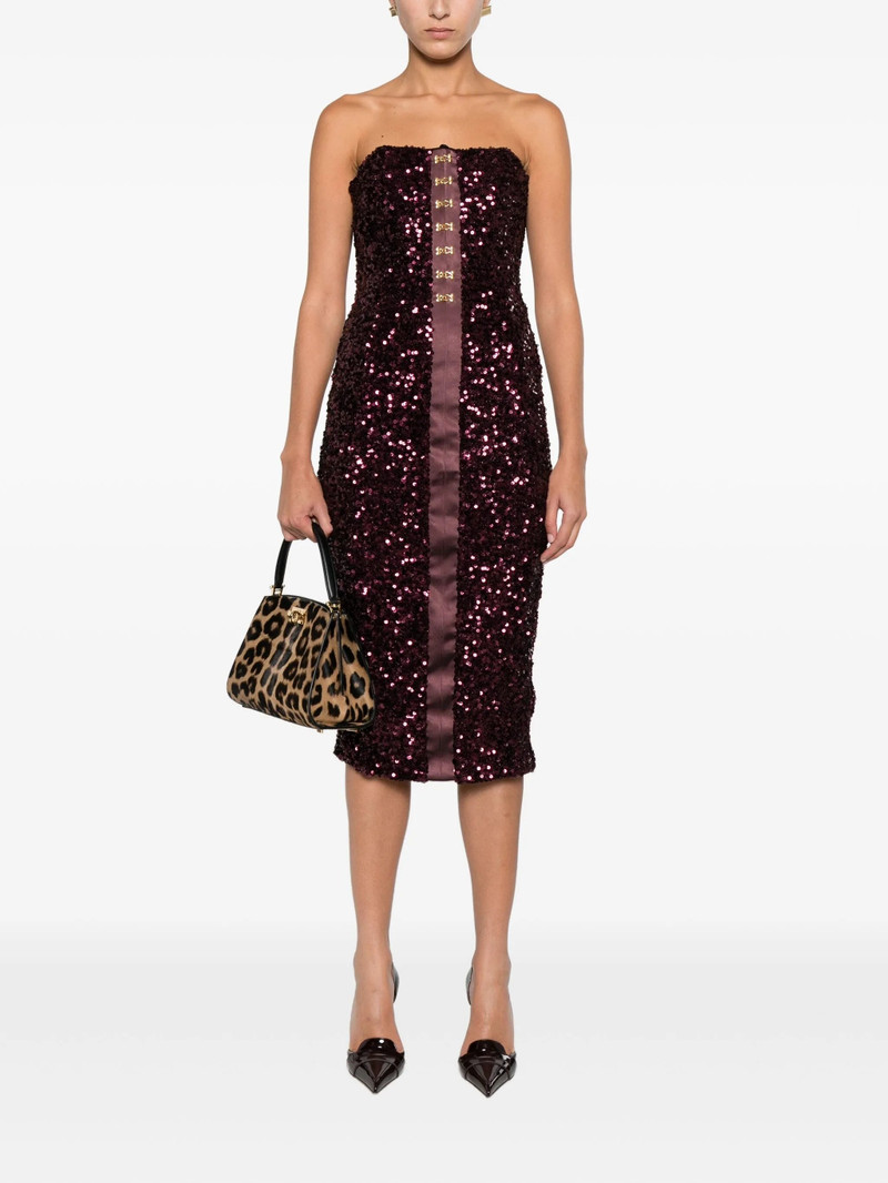 Elisabetta Franchi Sequin-embellished Midi Dress 4