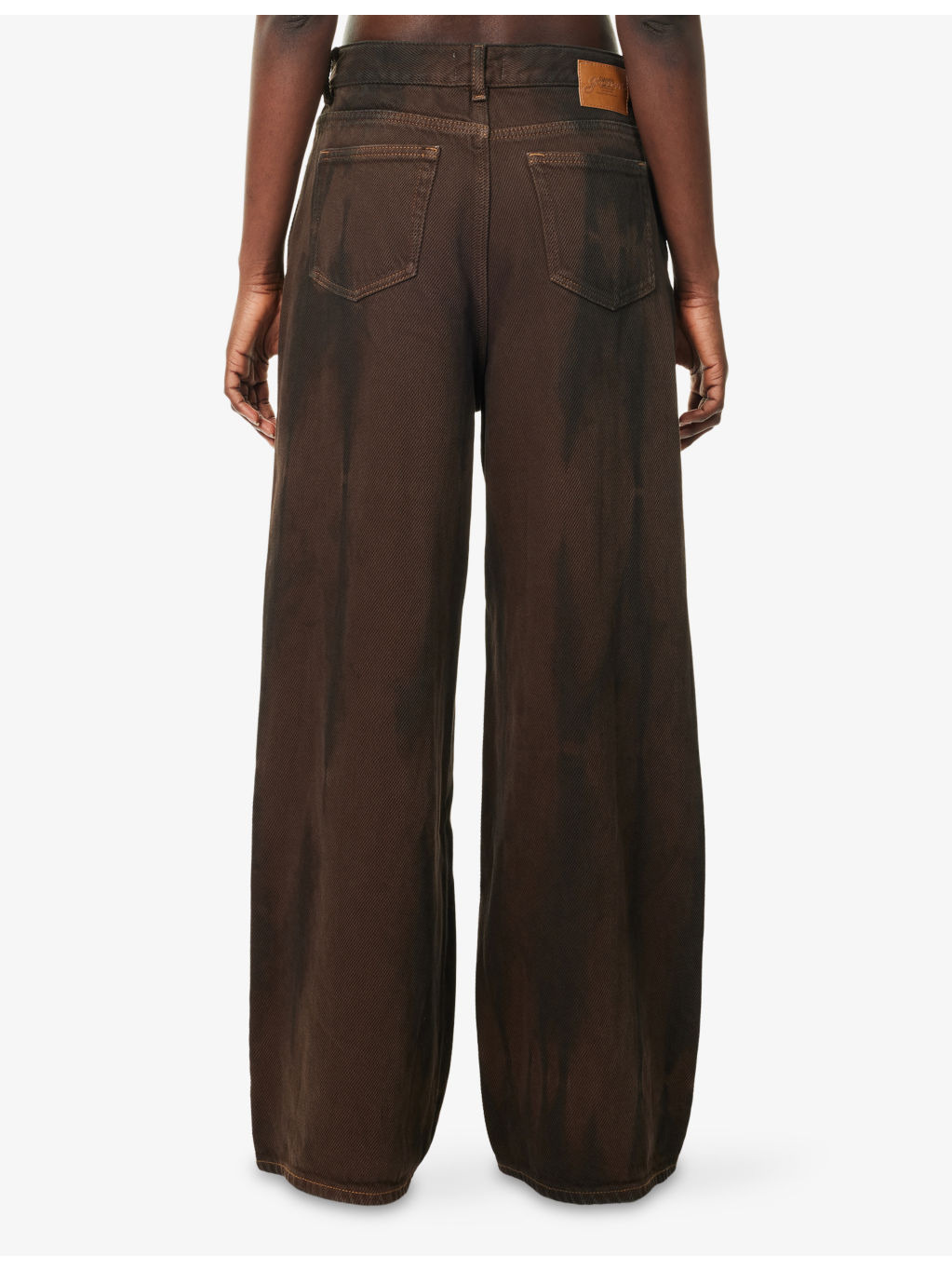 Baggy  Washed Denim Jeans - 4