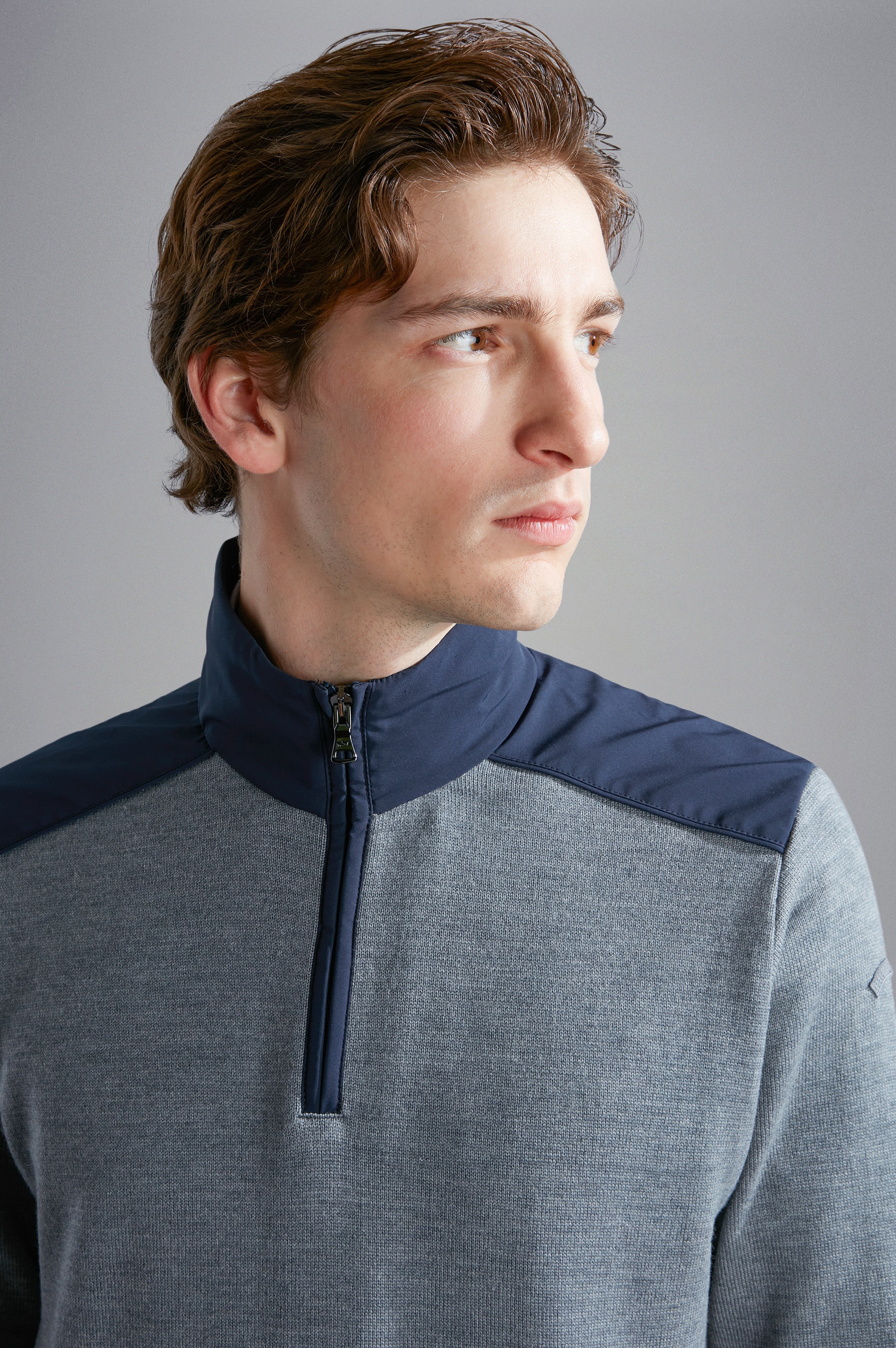 WOOL SWEATER WITH TYPHOON® INSERT - 4