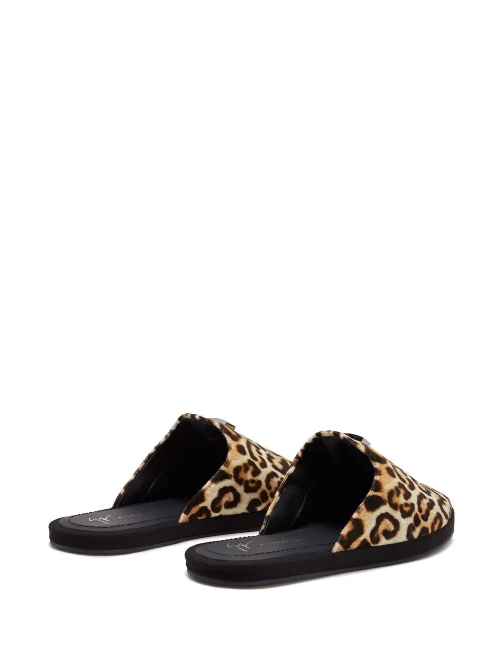 leopard-print slip-on slippers - 5
