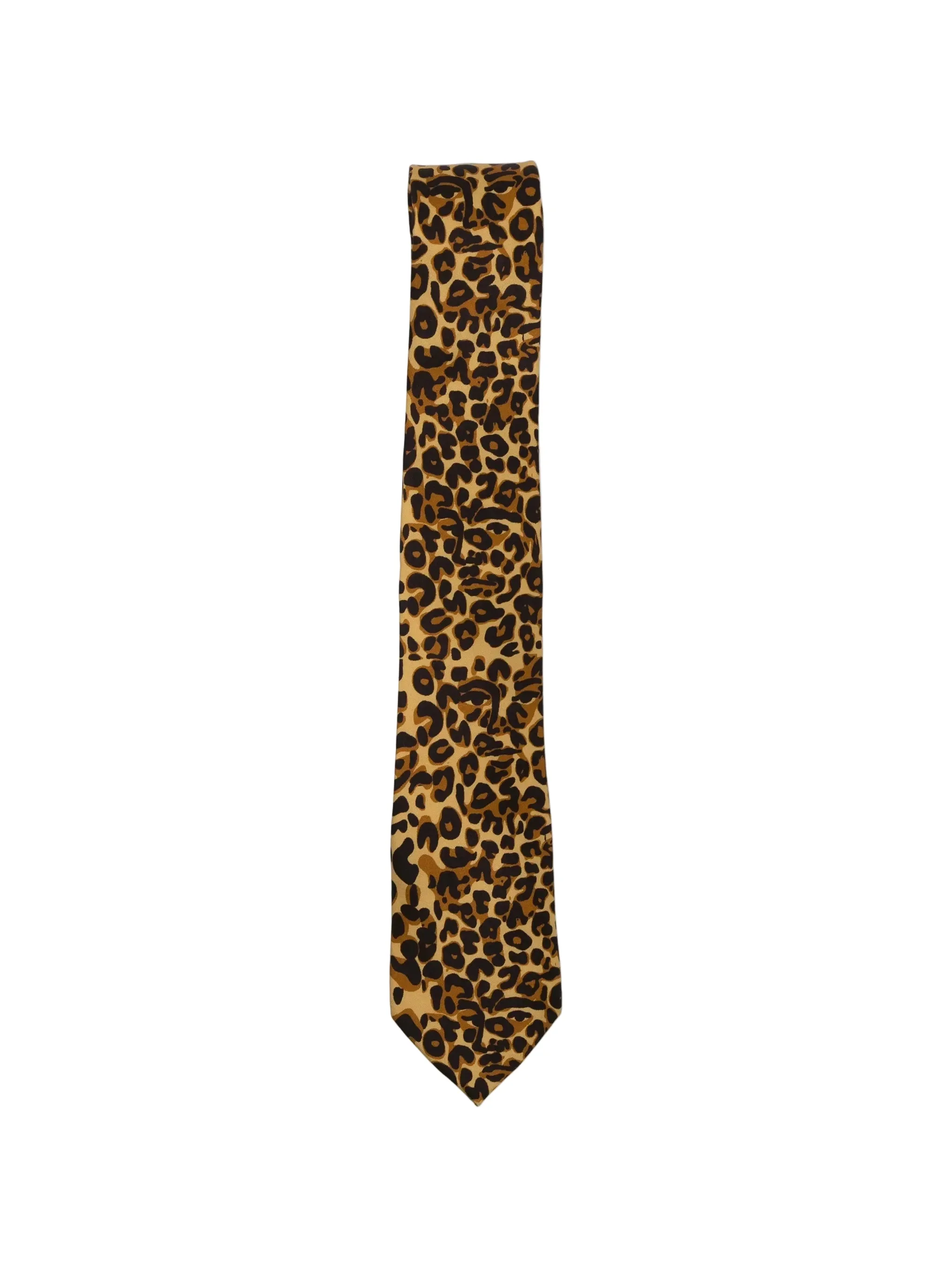 LEOPARD-PRINTED TIE - 1