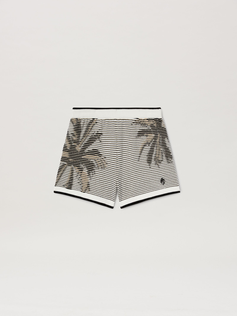 Palms jacquared knit shorts 1