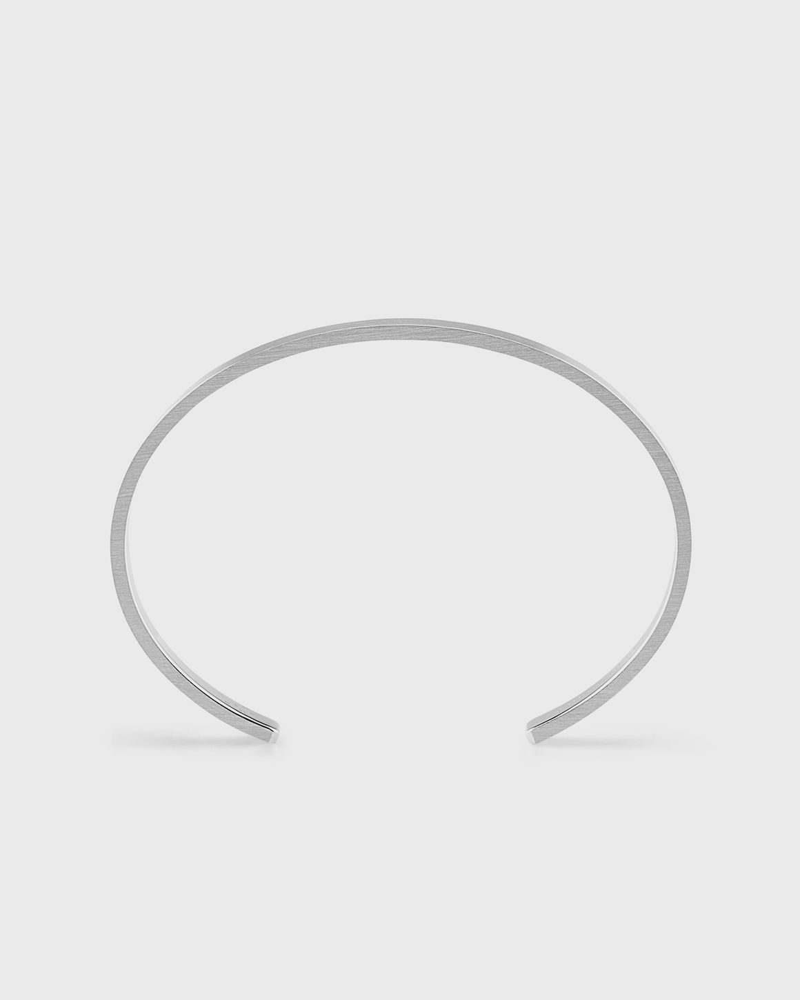 15g-brushed-sterling silver-ribbon-bracelet - 4