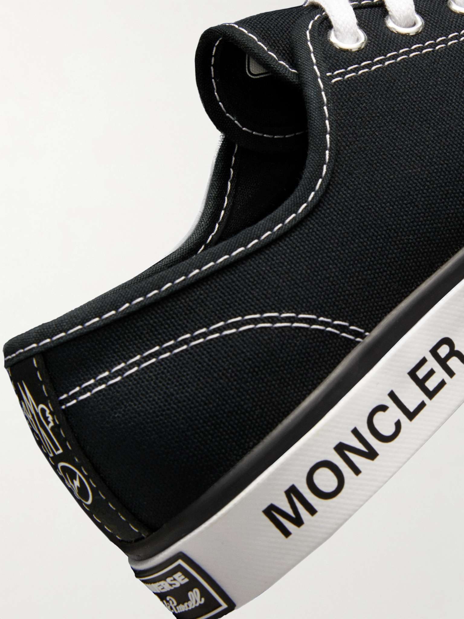 + Converse 7 Moncler Fraylor II Logo-Print Canvas Sneakers - 4