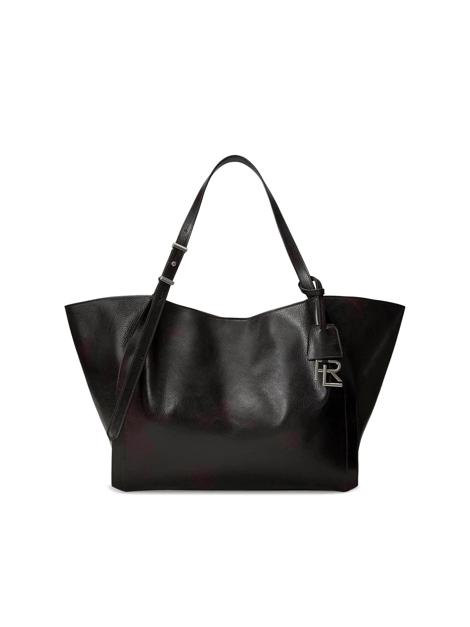 Women's RL 888 Leather Tote Bag - Vintage Brown - 1