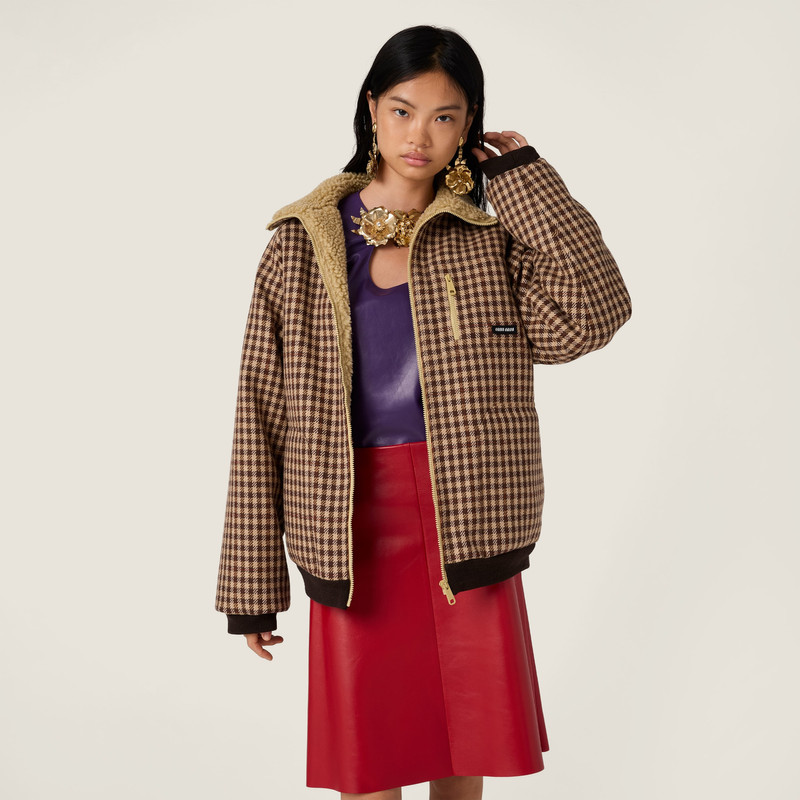 Miu Miu Nappa leather top with buckle outlook