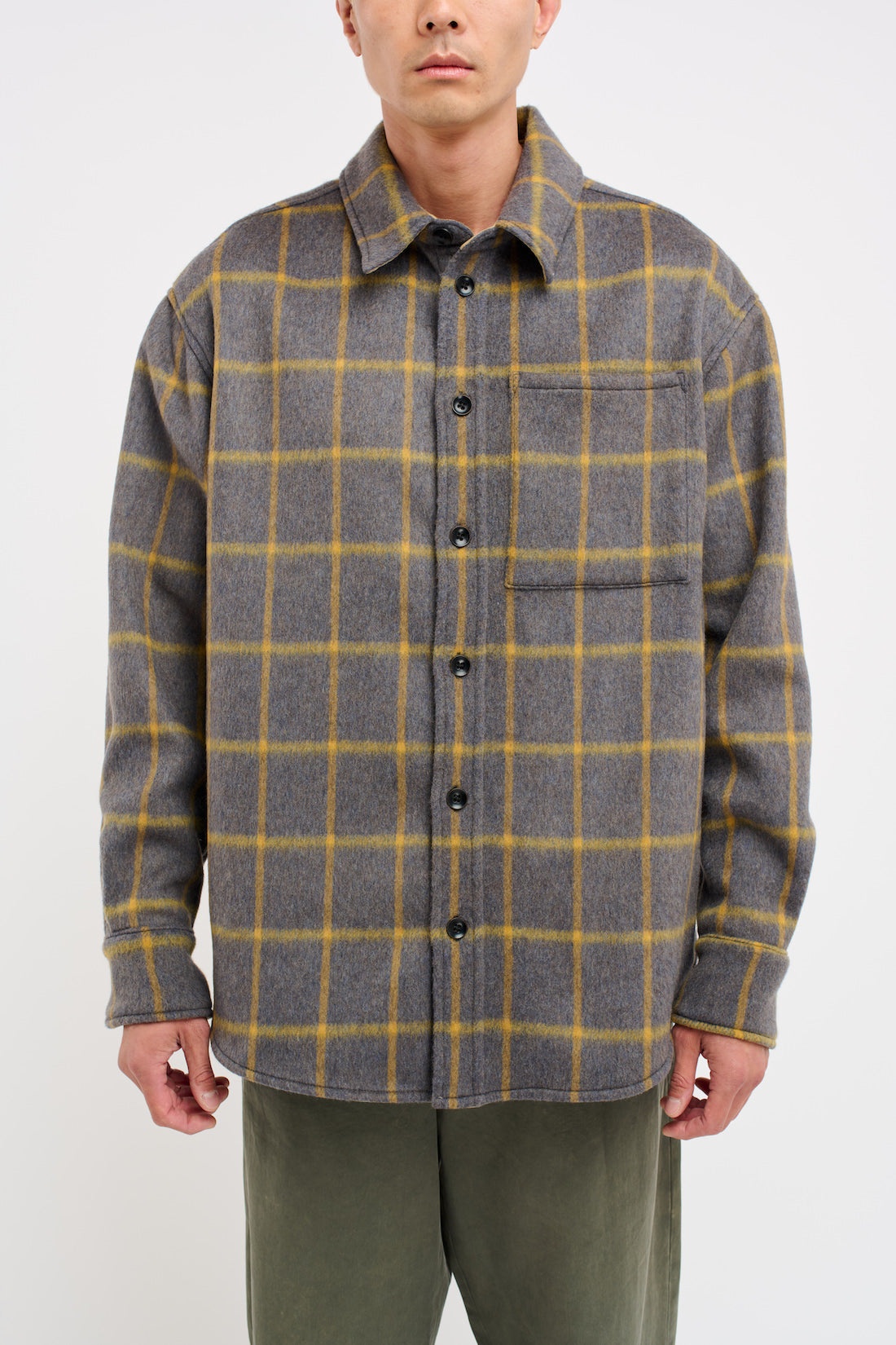 BRUSH CHECK OVERSHIRT - 4