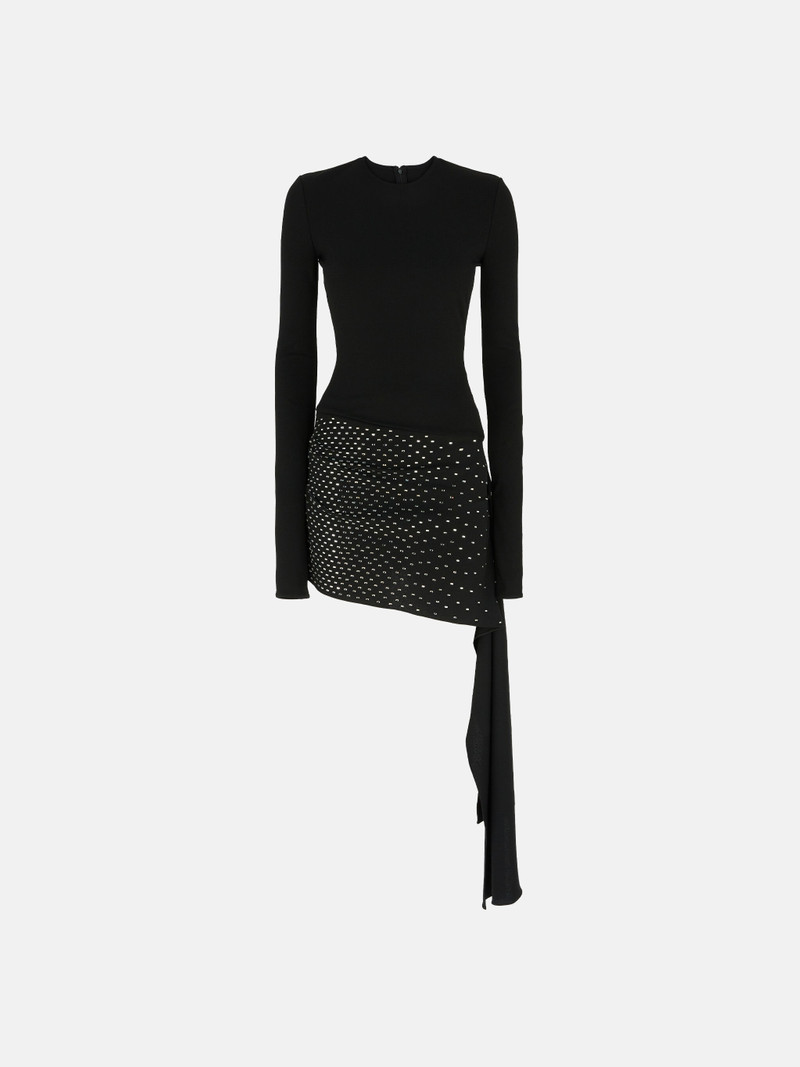 BLACK MINI DRESS - 1