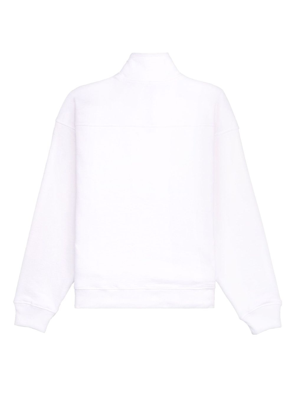 logo-print half-zip sweatshirt - 2
