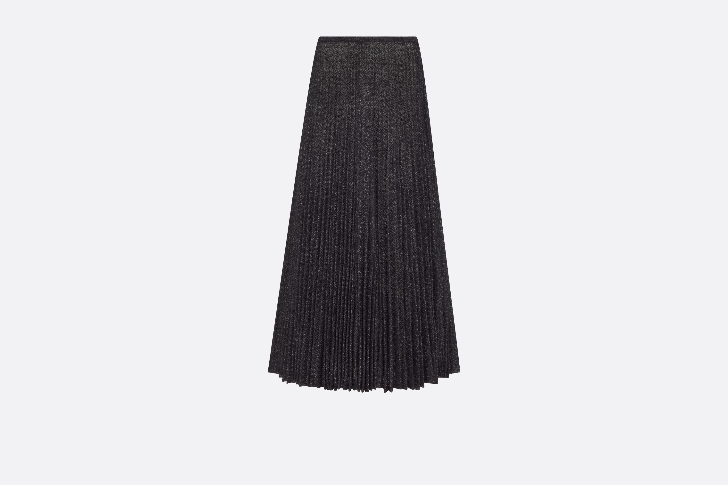 Pleated Mid-Length Skirt - 1