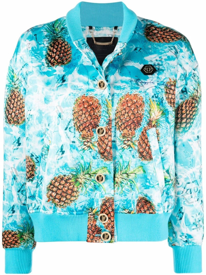 Pineapple Skies bomber jacket 1