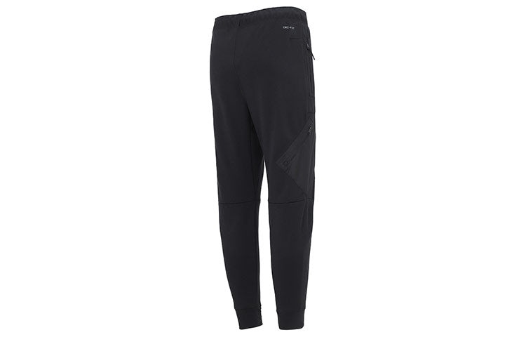 Men's Jordan As J Df Sprt Stmt Flc Pant Casual Breathable Sports Knit Long Pants/Trousers Black DJ08 - 2