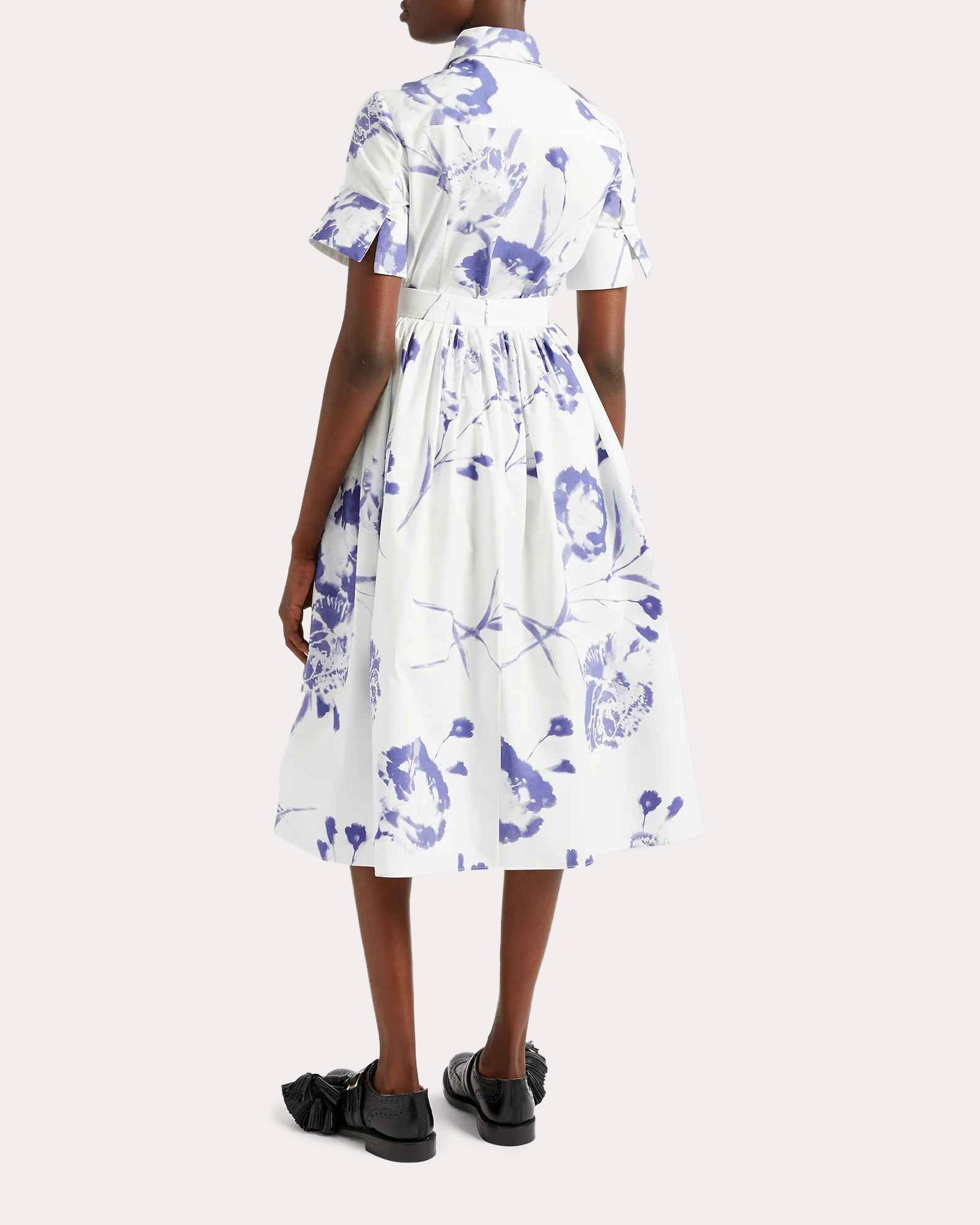 Floral Cotton Poplin Short-Sleeve Button-Up - 3