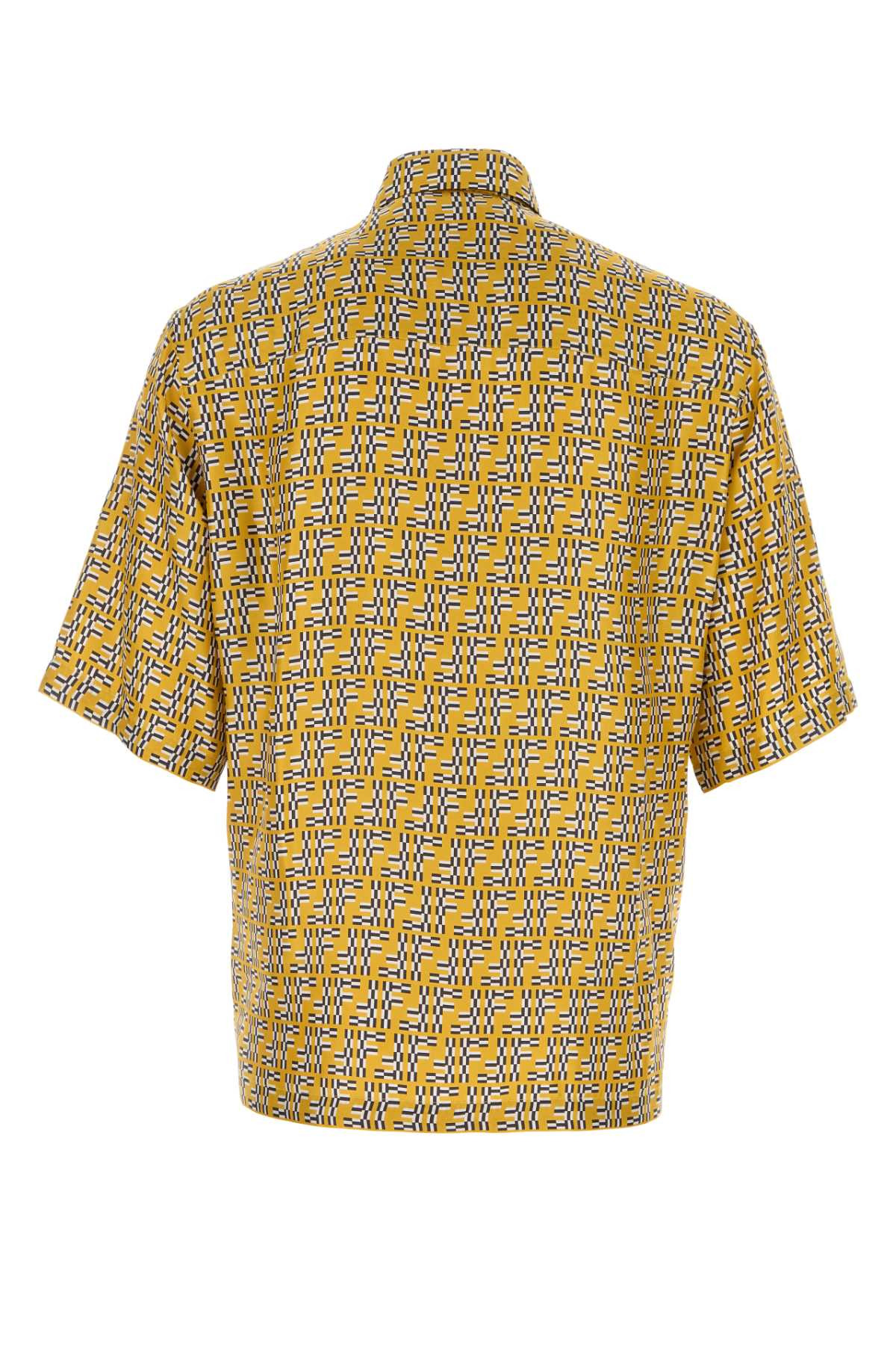 Fendi Men Printed Silk Shirt - 2