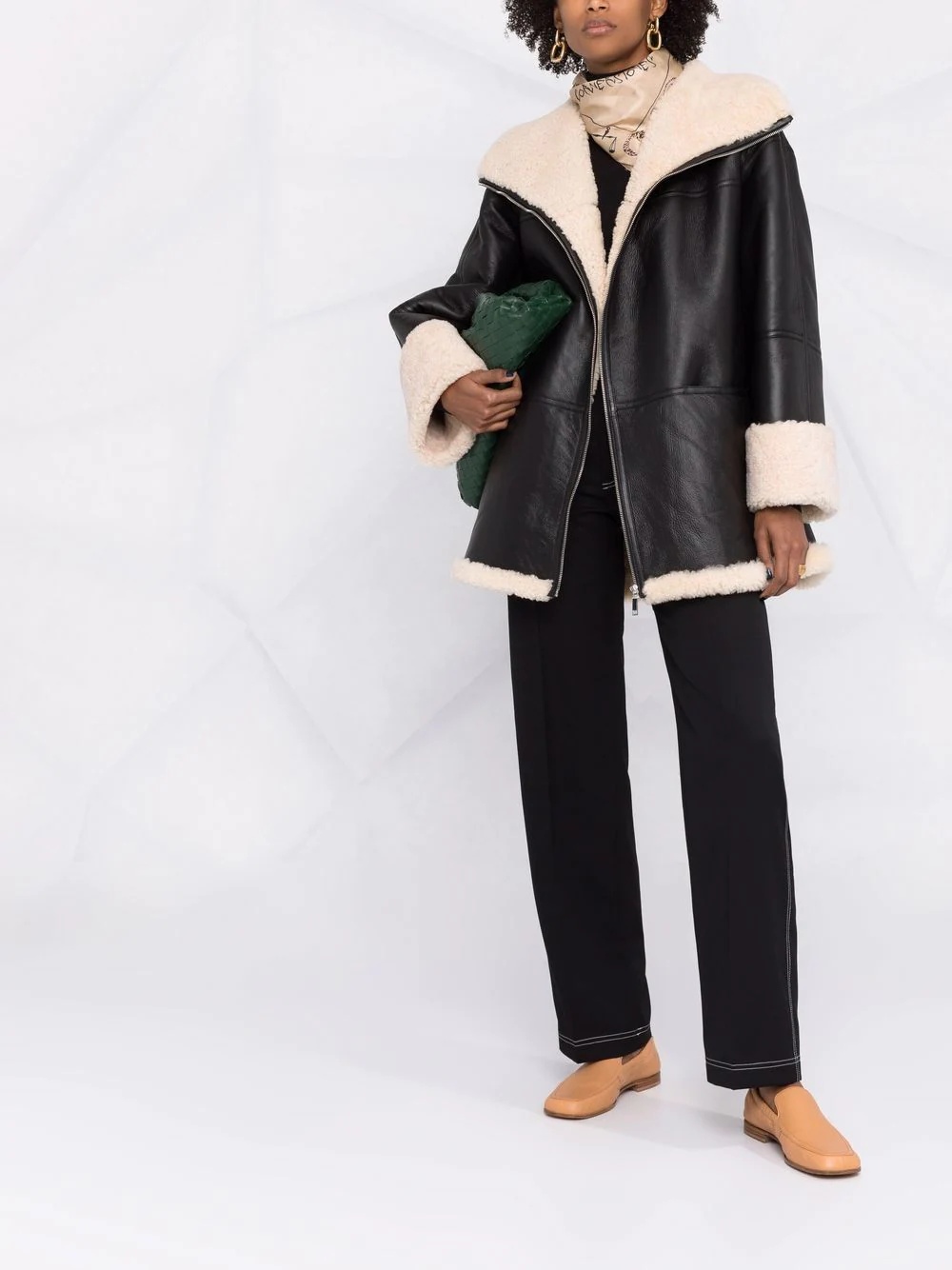 Signature shearling jacket - 2