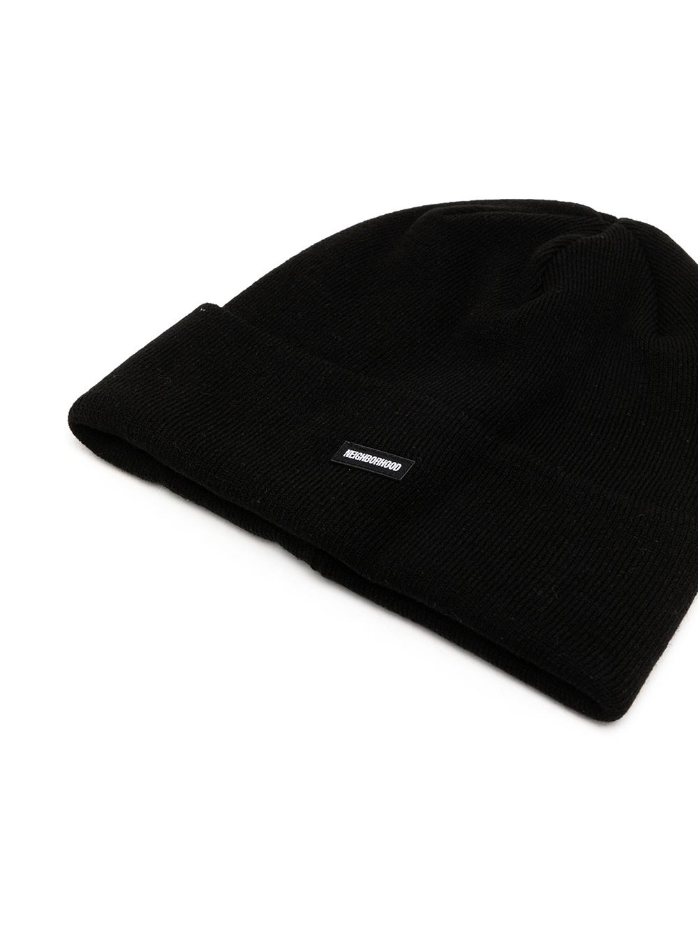 logo-patch beanie hat - 2