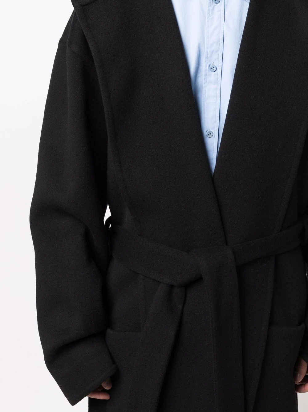 Maxi Bathrobe cashmere coat - 5