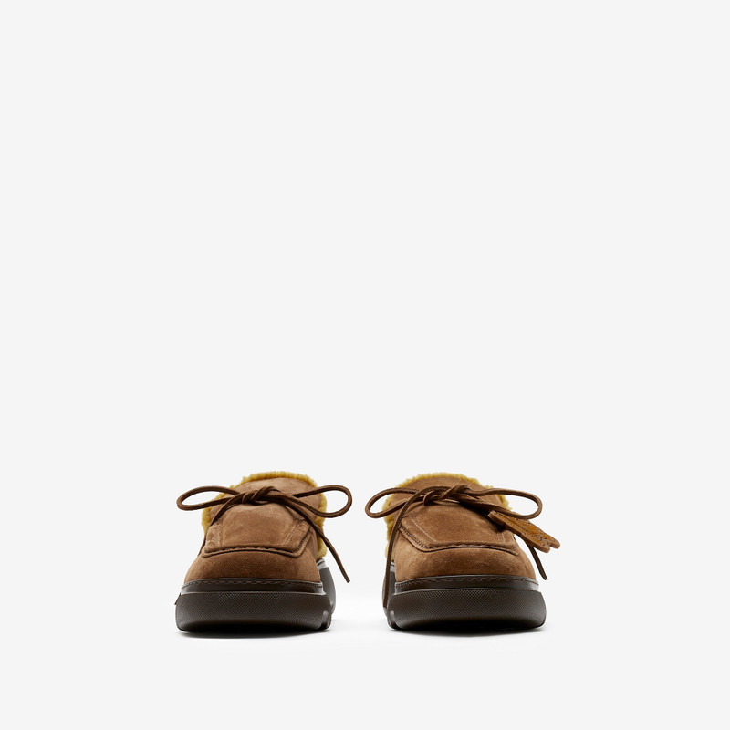Suede and Shearling Stony Mules 3