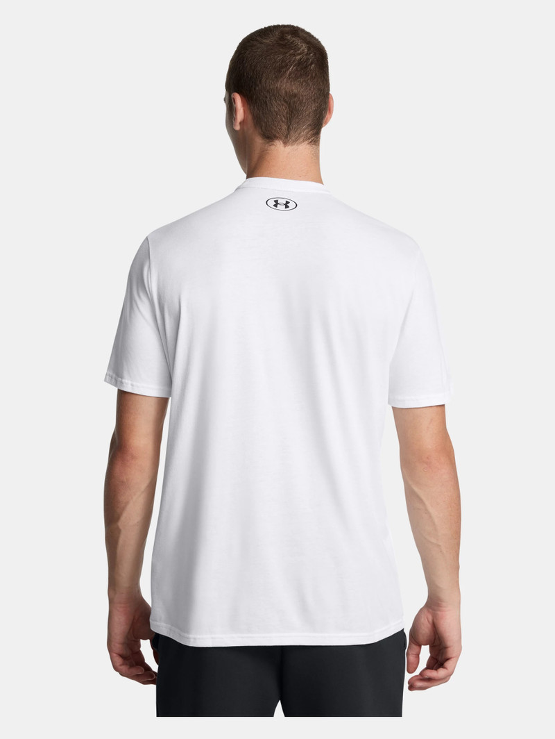 Under Armour Men's Project Rock Red One Fight T-Shirt outlook