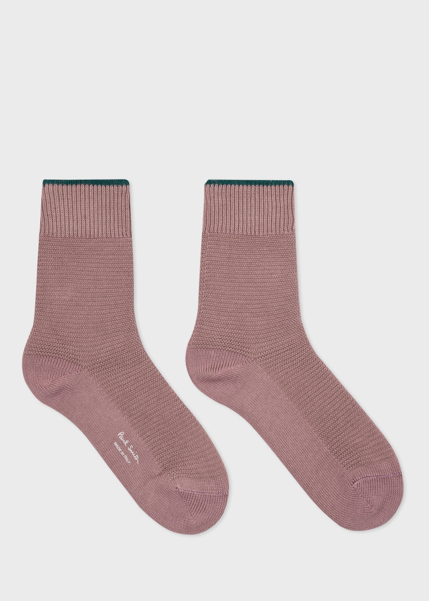 Textured Cotton-Blend Socks - 2