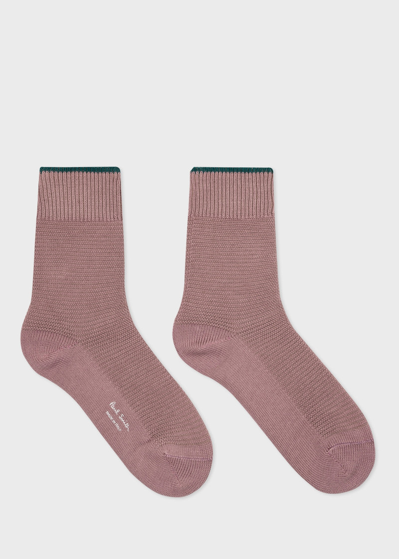 Paul Smith Textured Cotton-Blend Socks outlook
