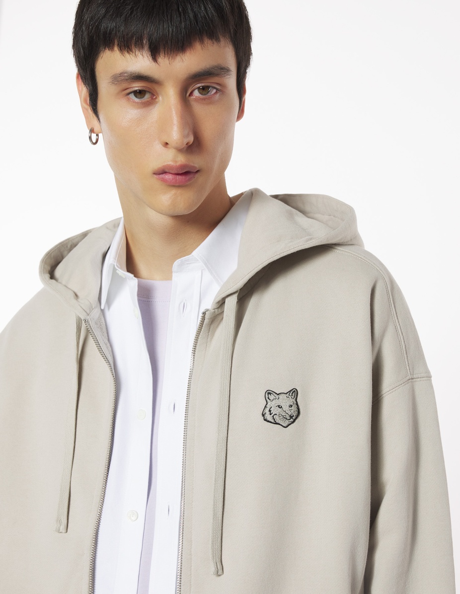 BOLD FOX HEAD PATCH FULLZIP OVERSIZE HOODIE - 4