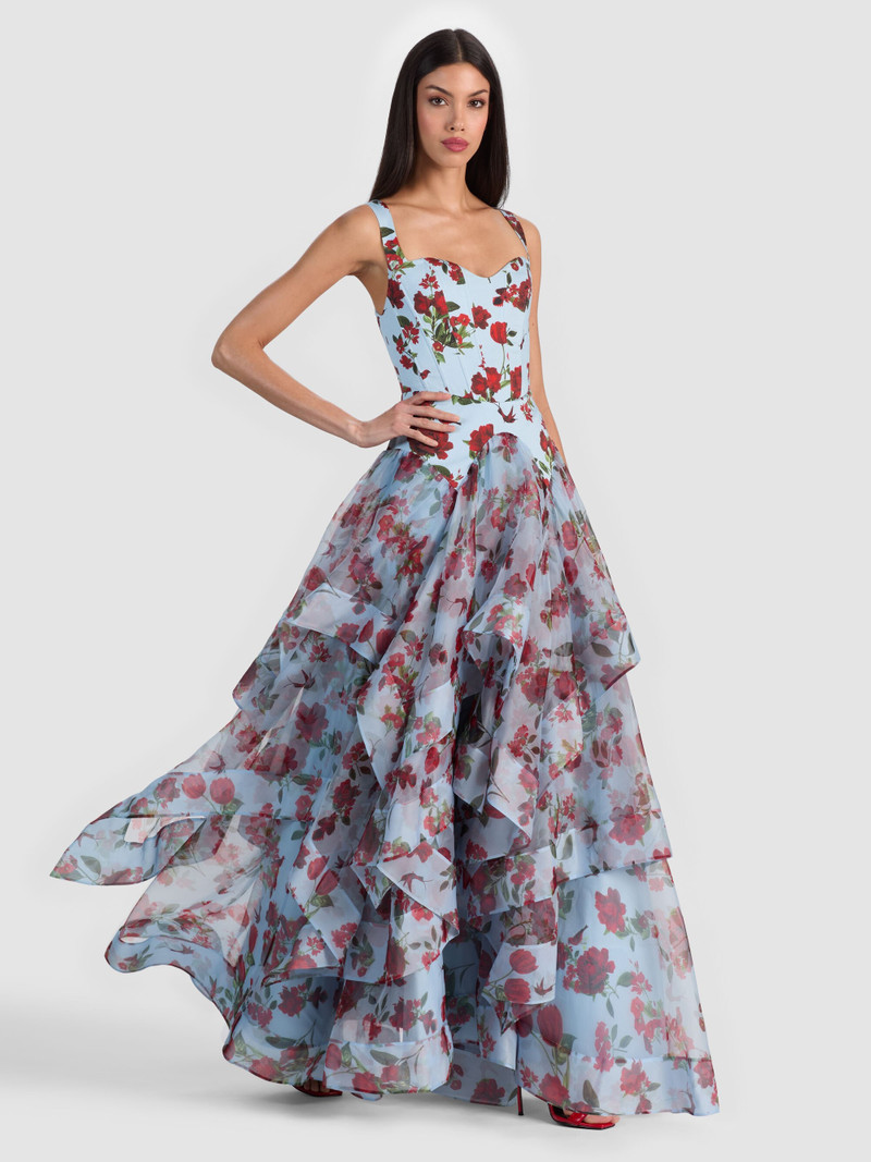 DOROTHEA PRINTED BALLGOWN 1