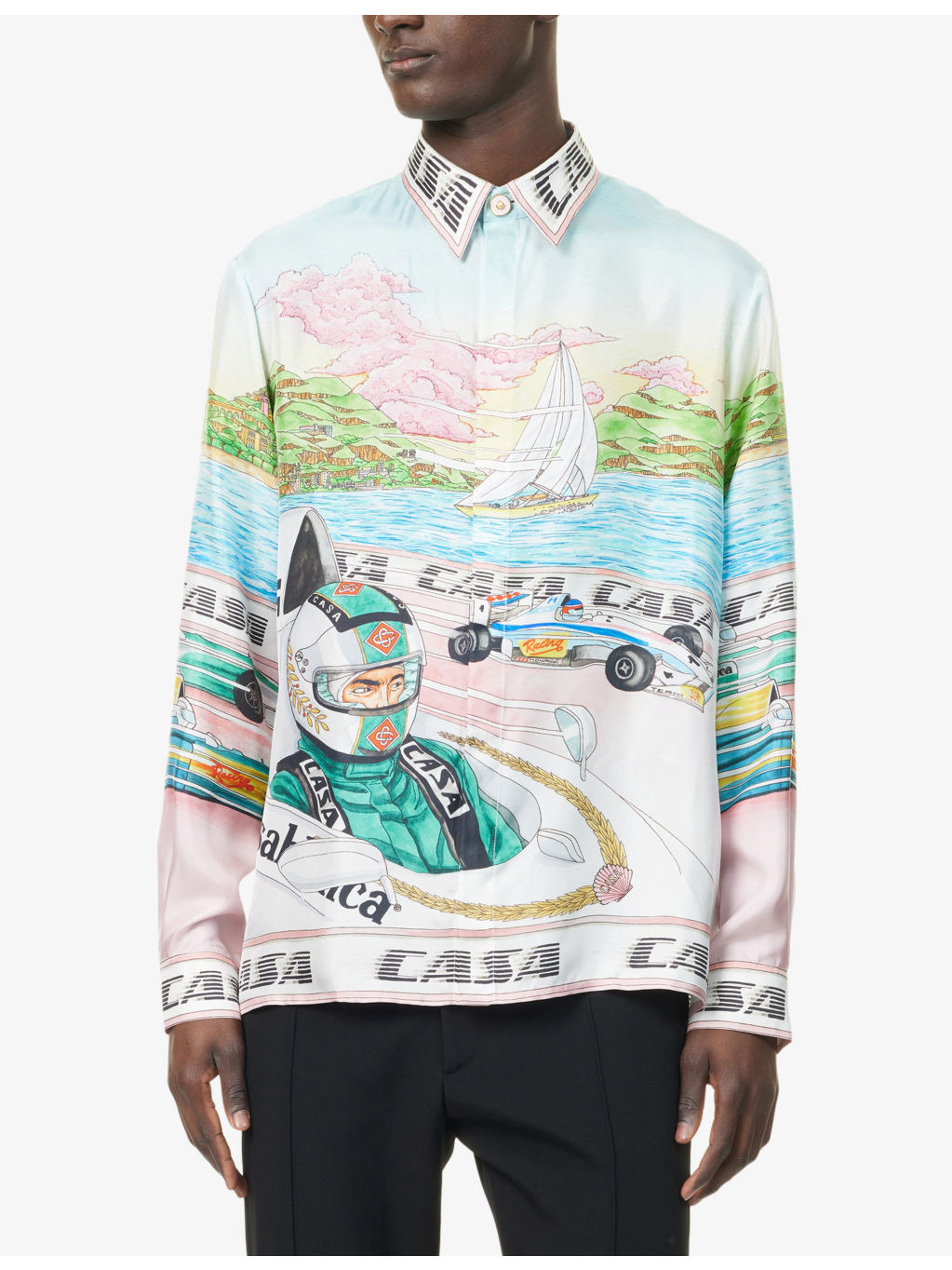 The Art of Racing Classic Long-Sleeve Silk Shirt - 3