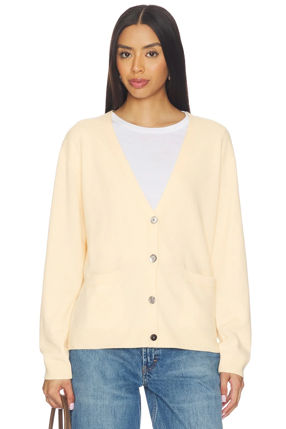 Zoe Long V Cardigan - 1
