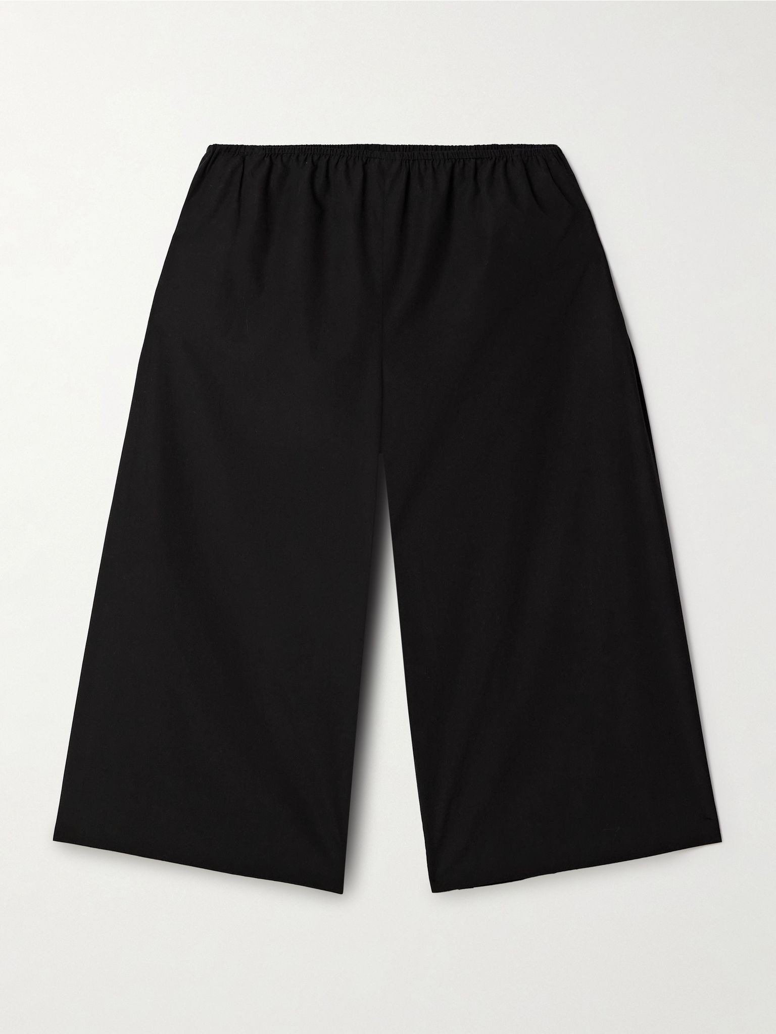 Eliot cotton-poplin shorts Black - 1