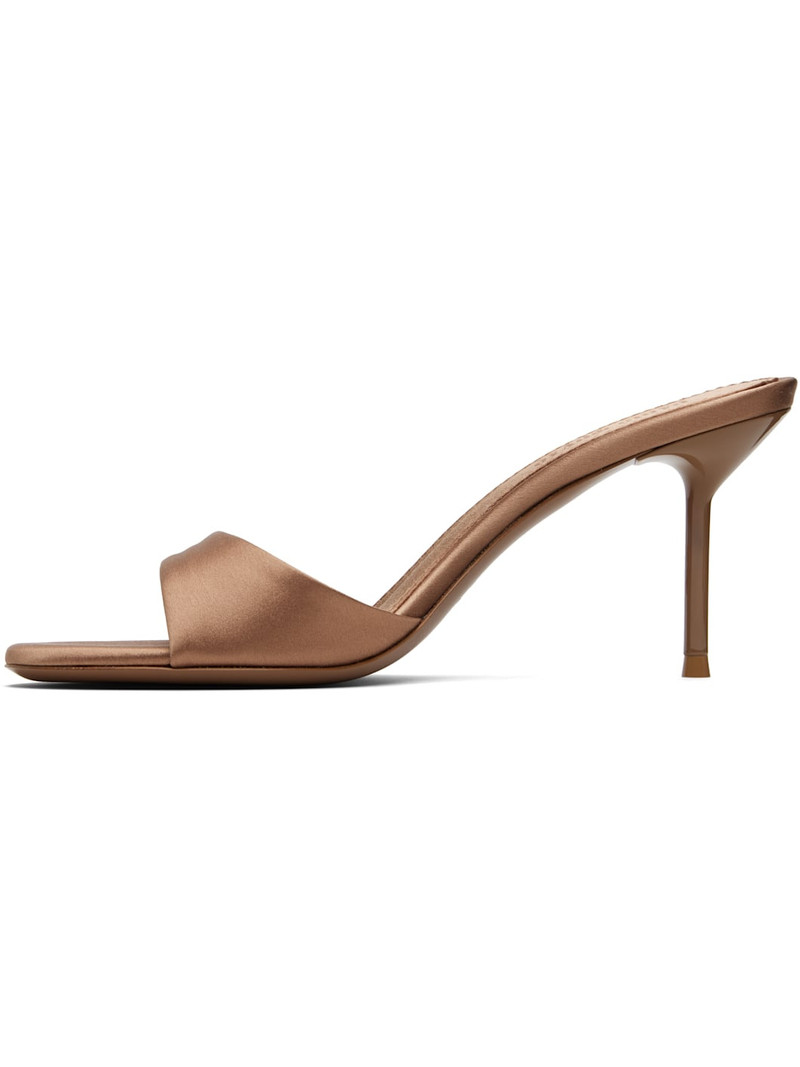 PARIS TEXAS Tan Lidia Mule 70 Heeled Sandals outlook