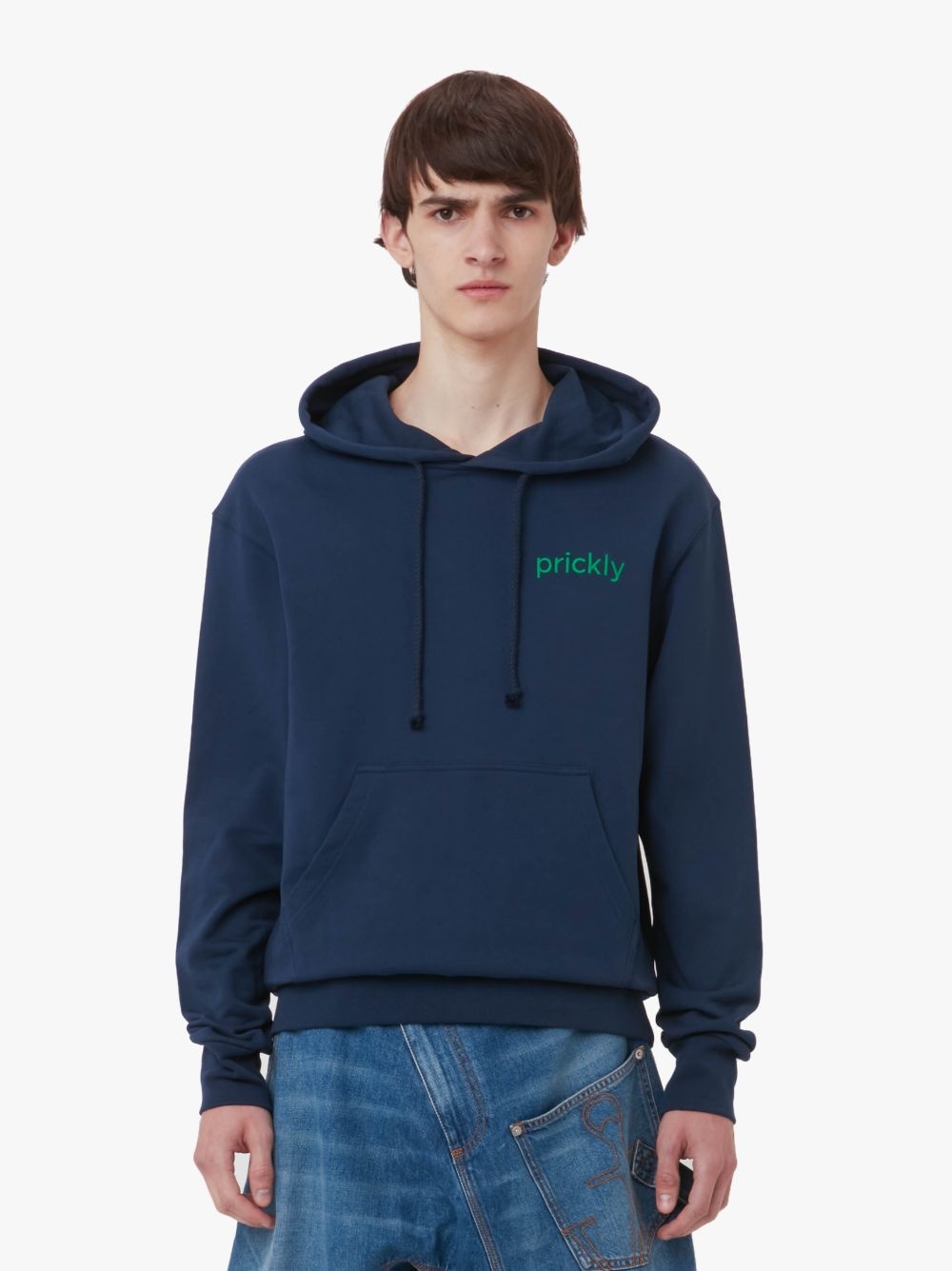 PRICKLY SLOGAN BACK PRINT HOODIE - 3