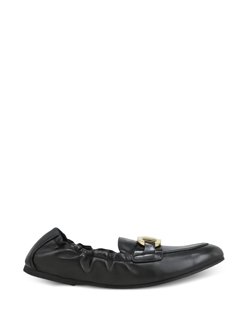 jodie metallic leather loafers 1