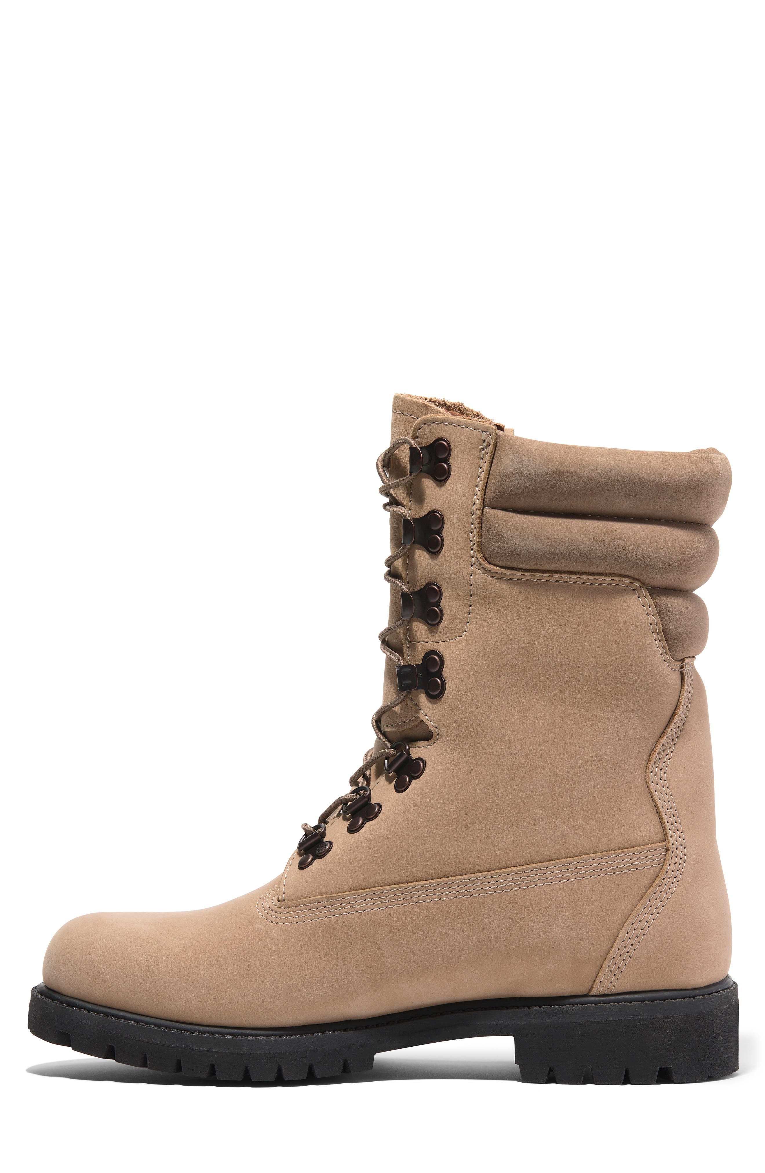 Timberland Premium Waterproof PrimaLoft® Insulated Super Boot in Medium Beige Nubuck at Nordstrom - 9