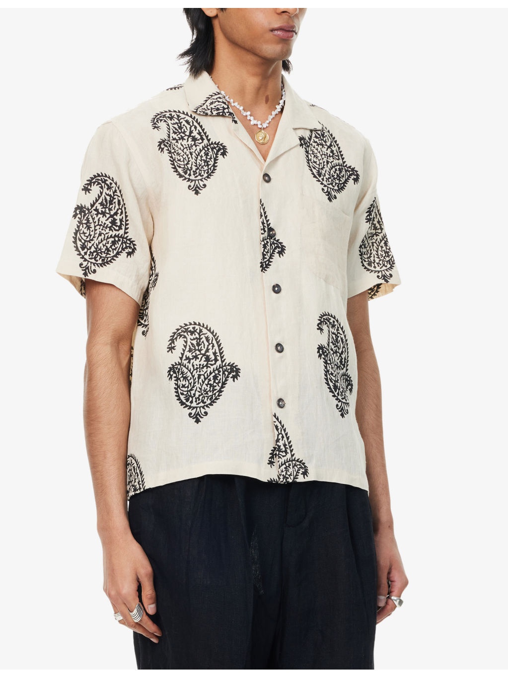 Camp Boxy-Fit Linen Shirt - 3