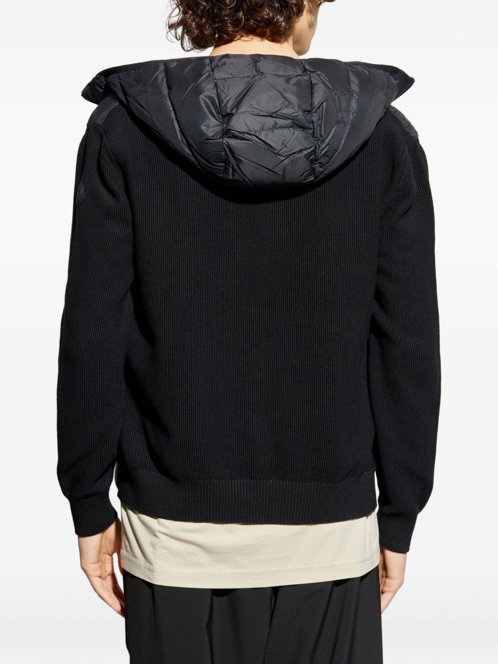 panelled hooded jacket - 4