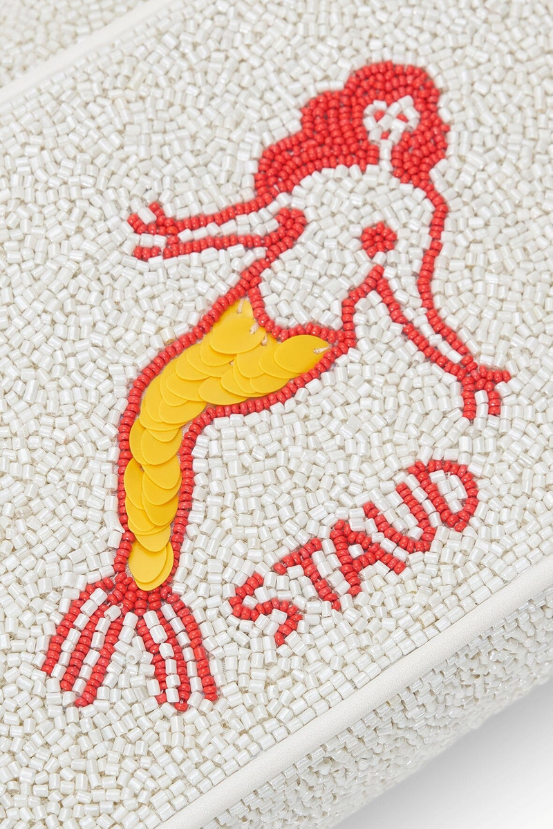 STAUD TOMMY BEADED BAG AQUARIUM 6