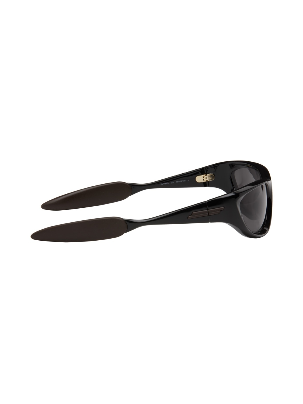 Black Wraparound Sunglasses - 2