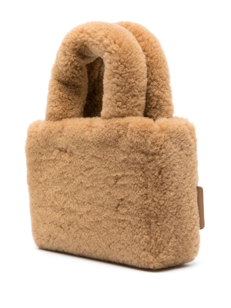 Amini Giuly shearling tote bag 3
