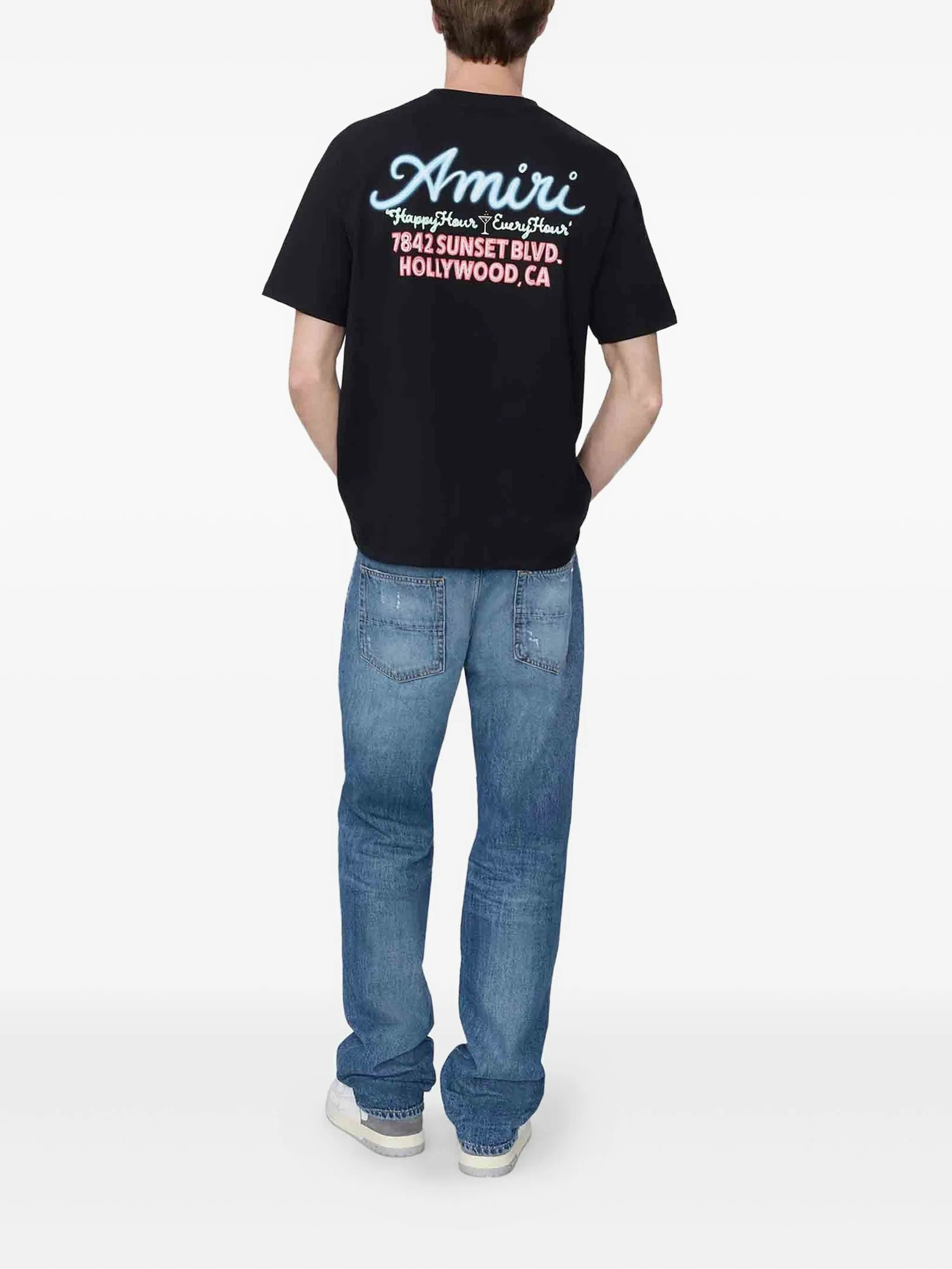 Amiri Distressed Ripped-knees Denim Jeans - 2