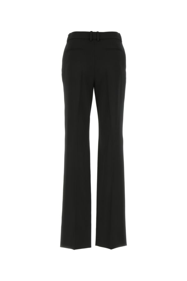 Saint Laurent Woman Black Wool Pant - 2