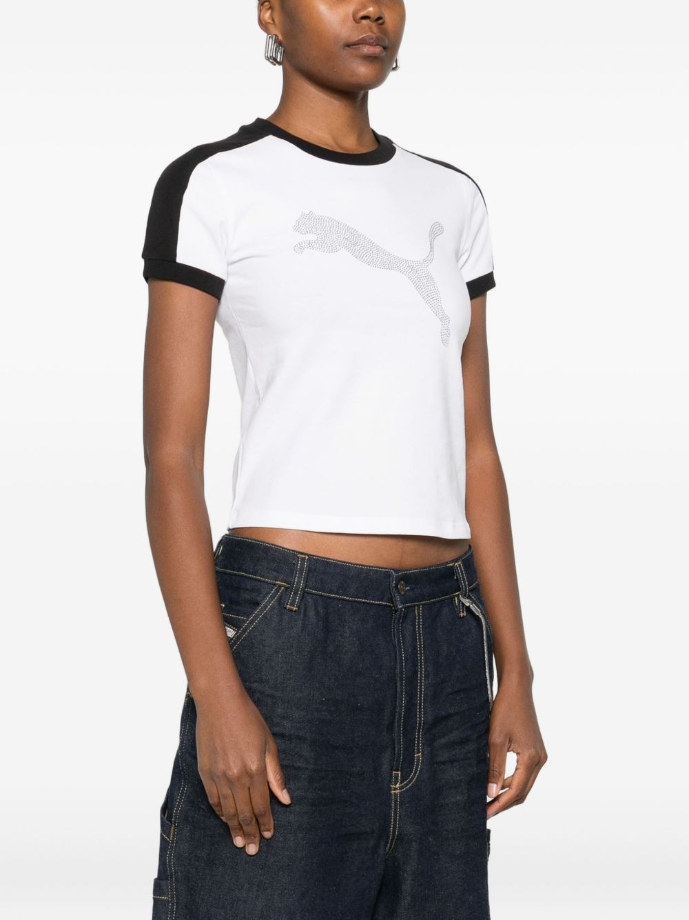 x Fenty rhinestone-embellishment T-shirt - 3